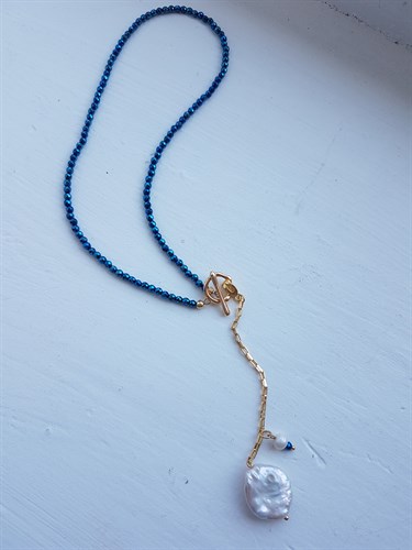 Чокер Blue 015-22 - фото 4569